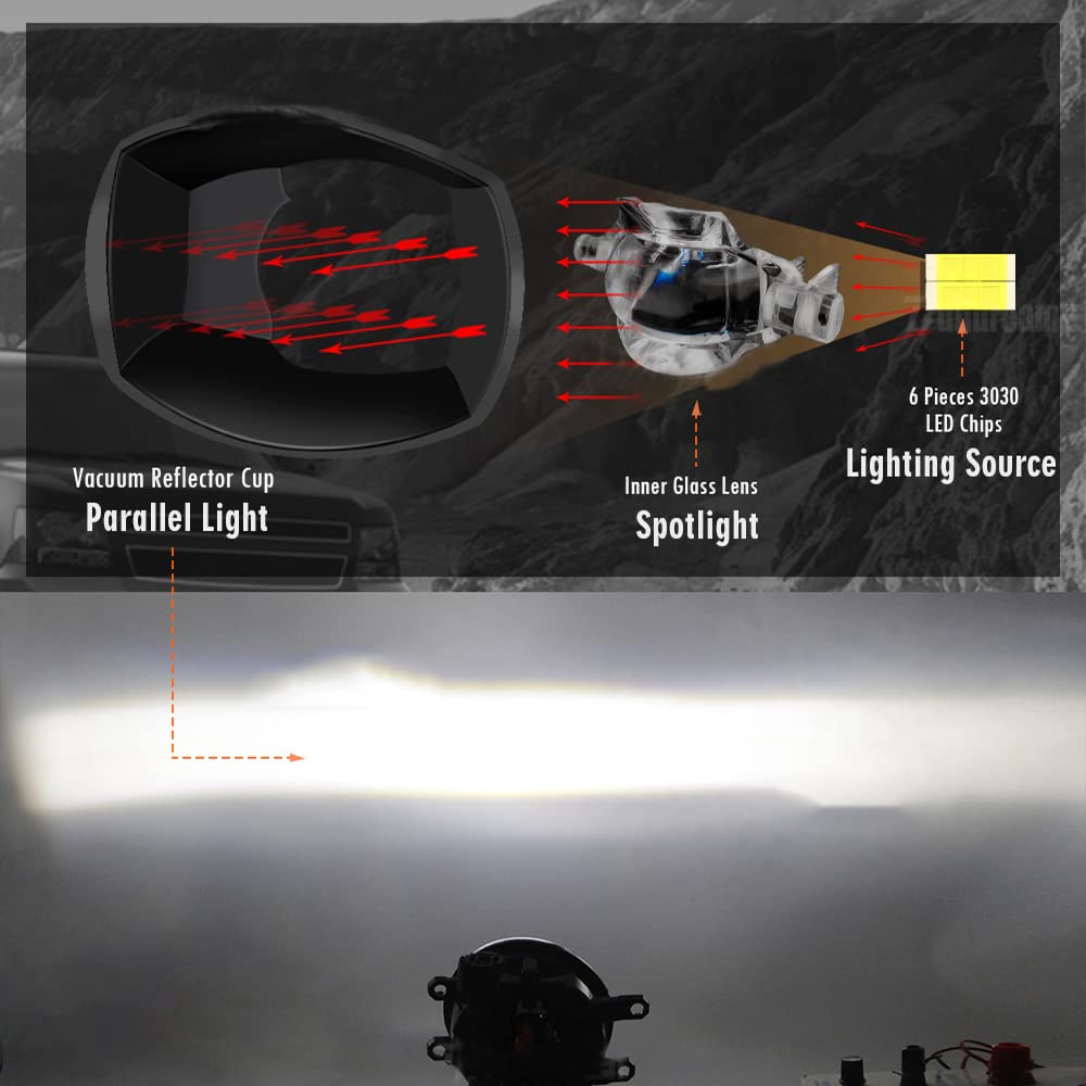 2 Sztuk Mgły światła Montaż 30W Samochodu Przedni Zderzak Led Lampa Przeciwmgielna Drl H11 12V Dla Toyota Empea (mcr3_, Acr3_, Clr3_) 2000-2006
