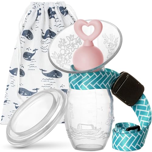 Image of Bumblebee Manual Breast Pump with Breastfeeding Milk Saver Stopper& lid in Gift Box Food Grade Silicone bpa PVC and Phthalate Free 3.04oz/90ml