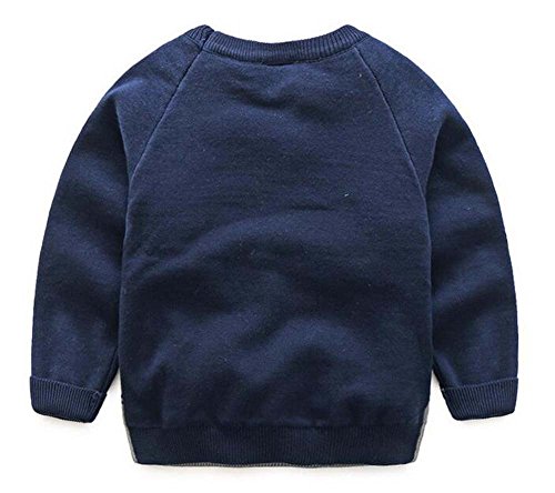 Boys' Toddler Little Train Sweater Kids Winter Sweatshirt3