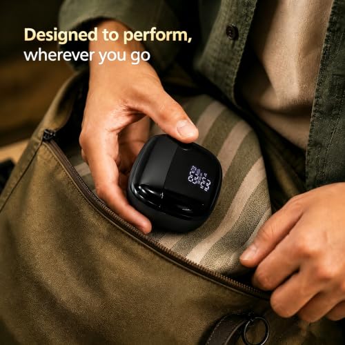 6-Blade Electric Foil Shaver for Men, Cordless Electric Shaver with LED Display, 2 Speeds Adjustable, Magnetic Blade Guard, Rechargeable Electric Razor for Travel (Black) — view 4