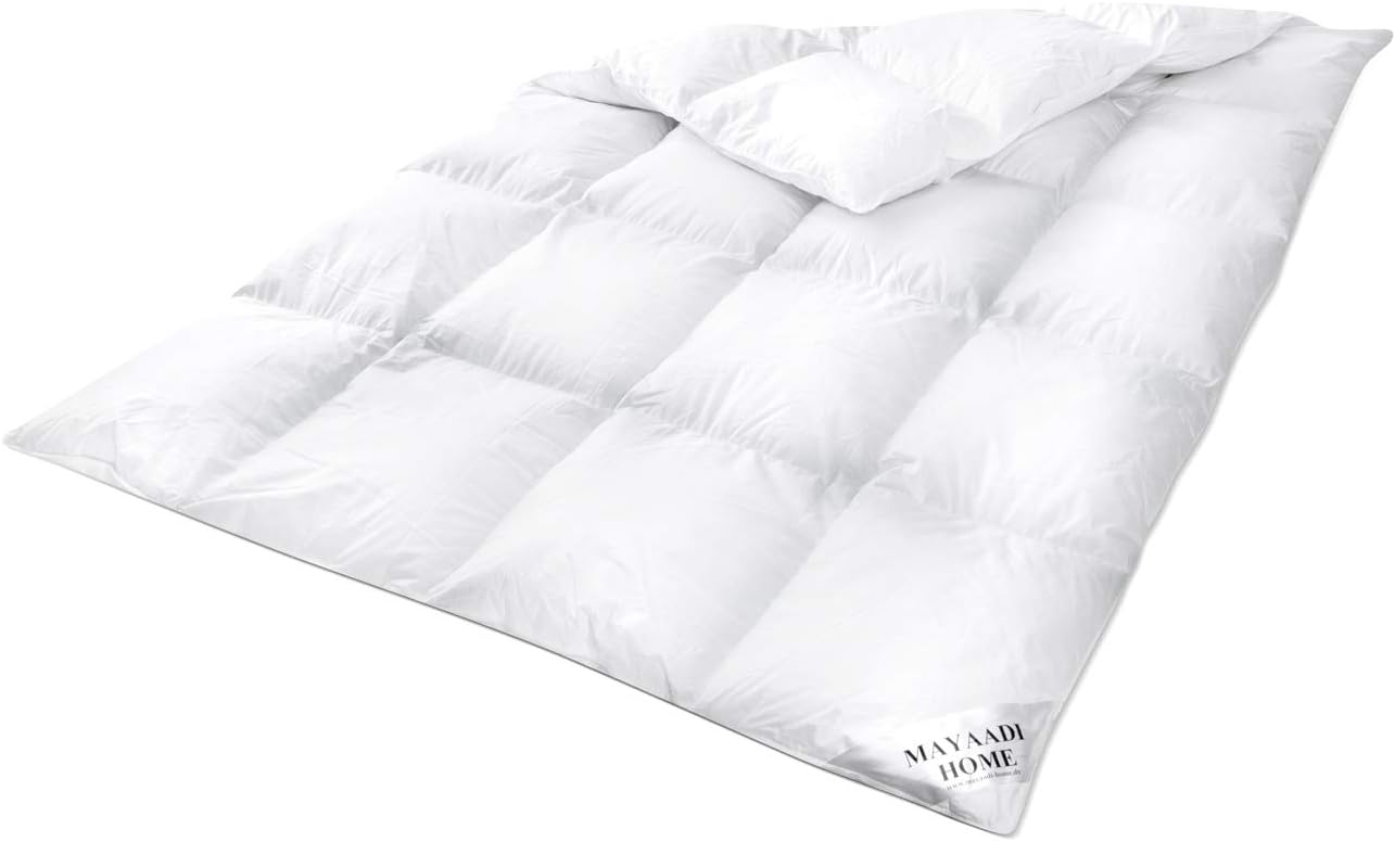 Wieviel Gramm Daunen Sollte Eine Bettdecke Haben MA74 extra warm Daunendecke Bettdecke Winter Decke 15% Daunen Federn