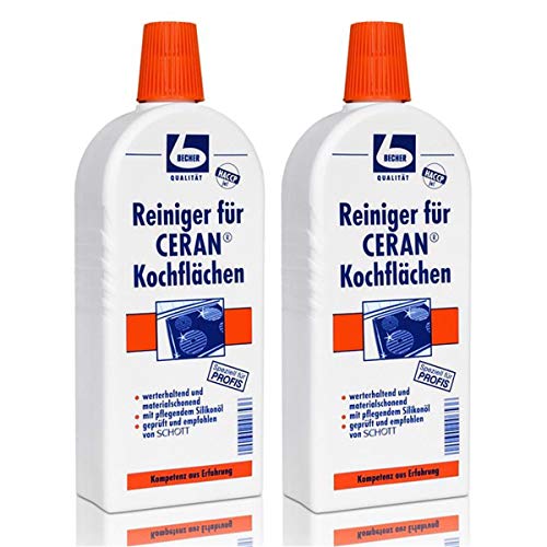 2x Dr. Becher Reiniger für Ceran Kochflächen / 500ml