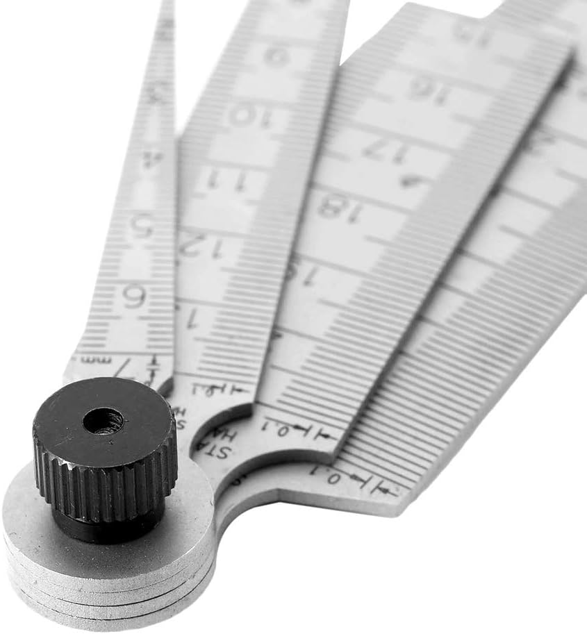 SZMYLED Taper Gage Stainless Gap Hole Welding Gauge Test, Taper Ruler ...