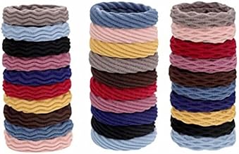 Elina Fancy Multi Color Elastic Hair Ponytail Holder Soft Non Slip Tight Stretchable Rubber Bands for School Girls/Women, Hair tie (Pack of 30)(Multicolor)