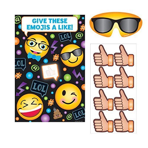 Amscan LOL Emojis Party Game, Multi Sizes, Multicolor