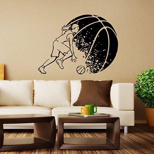 Vinilo Decorativo BooDecal Baloncesto 29.5x22.4 pulgadas miniatura 3