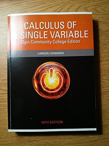 Calculus of a Single Variable for Elgin Communi... 1305034503 Book Cover
