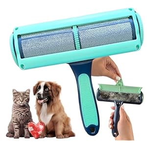 Reusable Pet Hair Remover for Furniture, Couches, Carpets, and Clothes – Eco-Friendly Lint Roller for Cat and Dog Hair, Mess-Free Chamber Design, Durable Pet Hair Cleaning Tool