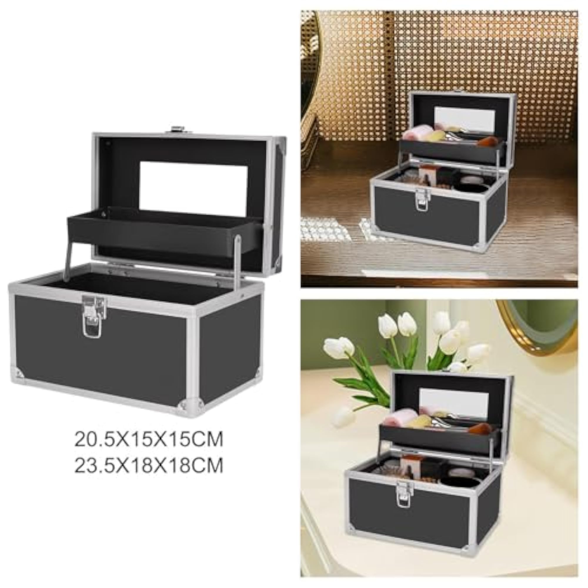 Makeup Train Case Cosmetic Box for Aesthetic Supplies