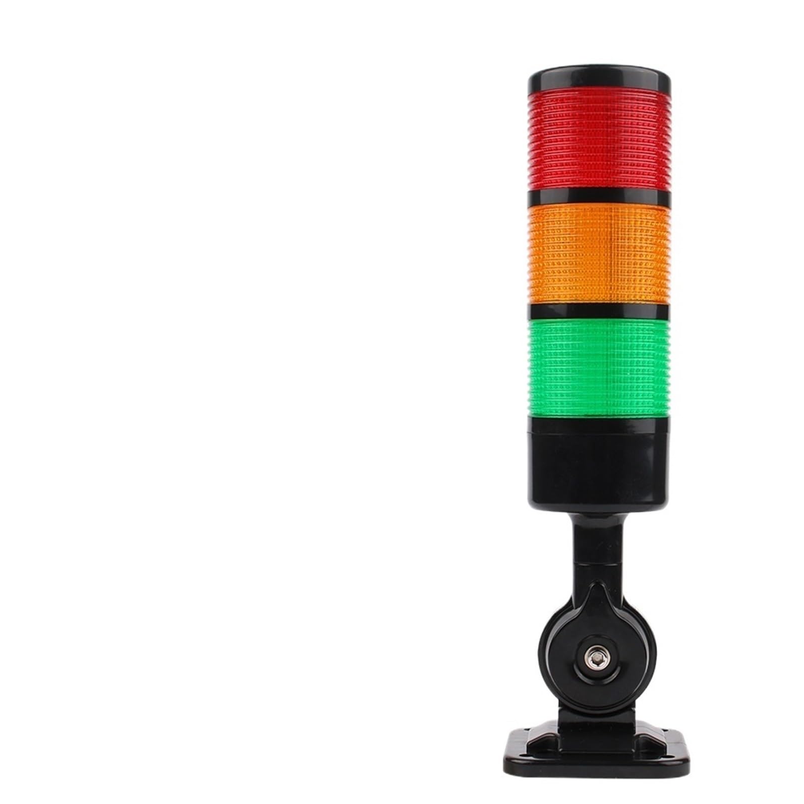 Torre de señalización LED de luz fija de 55 mm de diámetro, 24 V CC, 220 V, multicapa, apilable, alarma, advertencia for maquinaria industrial.(3 FF,12V-24V)