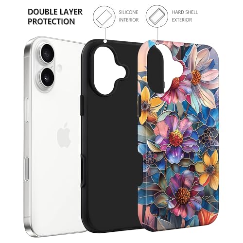 Coque iPhone 17 esthétique avec fleurs vibrantes style chic pour filles