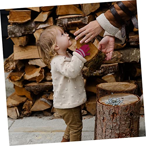 6pairs Boys and Girls Knitted Gloves Warm Mitten Boys Girls Gear Gloves Finger and Winter Mittens4