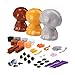 ORB The Factory Zoo Animals 3D Multi Mini Arts & Crafts, Brown/Orange/Grey/White/Black/Yellow, 10