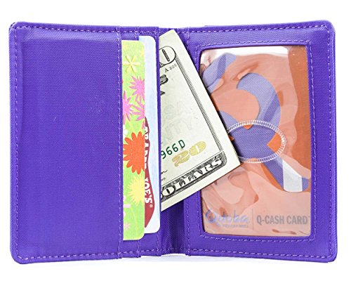 Image of Big Skinny Yorker ID Slim Wallet, Holds Up to 24 Cards, Purple