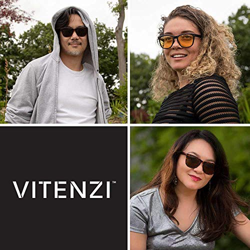 Vitenzi Bifocal Sunglasses For Men And Women Retro Reading Sun Tinted Glasses With Readers - Turin In Black 2.50 #TOP5