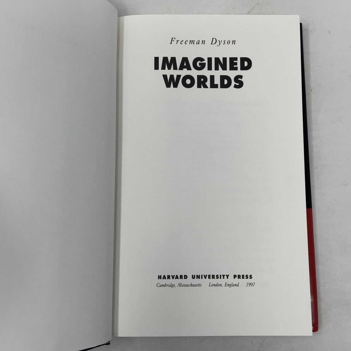 Imagined Worlds (Jerusalem-Harvard Lectures)