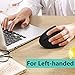 Left Handed Mouse, Lefty Ergonomic Wireless Mouse – Acedada Rechargeable 2.4G Left Hand Vertical Mice with Nano Receiver, 6 Buttons, Less Noise - Black