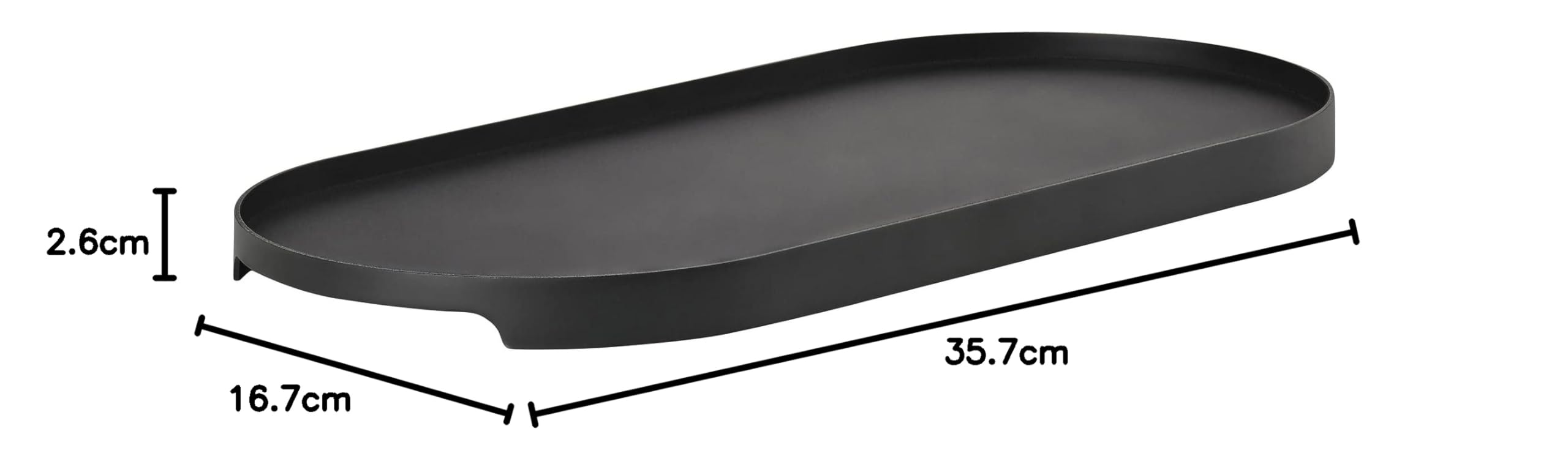 Zone Denmark Singles Taca owalna 35 x 16 x 1,8 cm Black