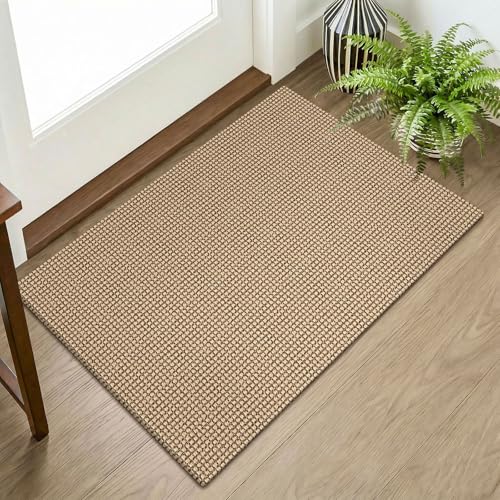 KOZYFLY Indoor Door Mat 2x3 ft Small Area Rugs Washable Front Door Mat Non Slip Rubber Backed...