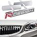 LSYBB Autocollants de Voiture 3D en métal R Design avec emblème Plaque de calandre Avant Style de Voiture pour Volvo R Design S60 V60 XC60 S60 V40