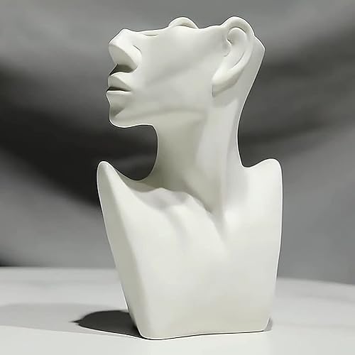 Miniatura 2 de Grainrain Moldes masculinos de silicona para macetas de hormigón, molde de jarrón grande, resina epoxi, yeso, cemento, arcilla, resina artesanal,