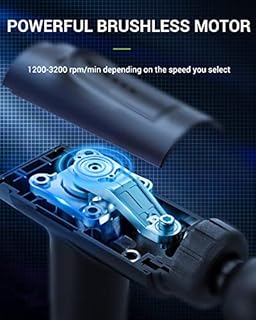 AERLANG Massage Gun, Massage Gun Deep Tissue, Percussion Handheld Muscle Massager for Muscle Pain Relief Fitness Recovery Body Shaping with 20 Speed Levels 6 Massage Heads, Gifts for Men