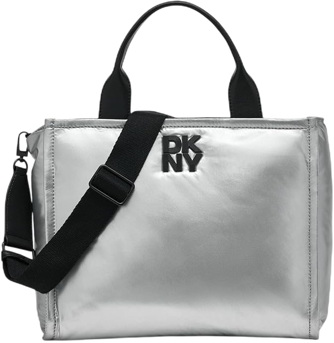 

                                                    DKNY Women's Handbags Tote, Silver, One Size