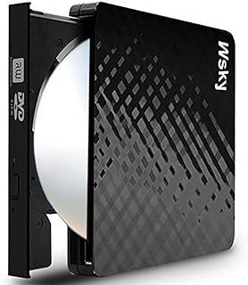 Wsky USB 3.0 External CD DVD Drive, CD/DVD-RW Drive, CD-RW Rewriter Burner Super Drive for High Speed Data Transfer Laptop Notebook PC Desktop Support Windows/Vista/7/8, Mac - coolthings.us