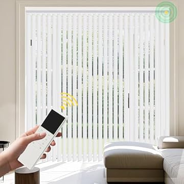 remote control vertical window blinds