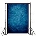 Laeacco 3x5ft Dreamy Blue Photography Backdrop Solid Blue Photo Background Newborn Baby Kids Adults Theme Background Portraits Shooting Video Recording Photo Studio Props