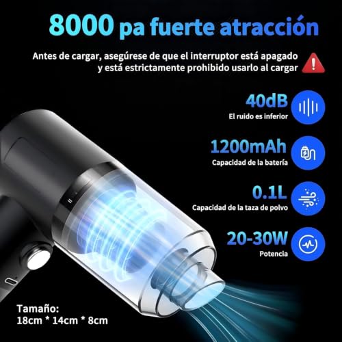 Aspiradora manual para auto 10 Imagen adicional