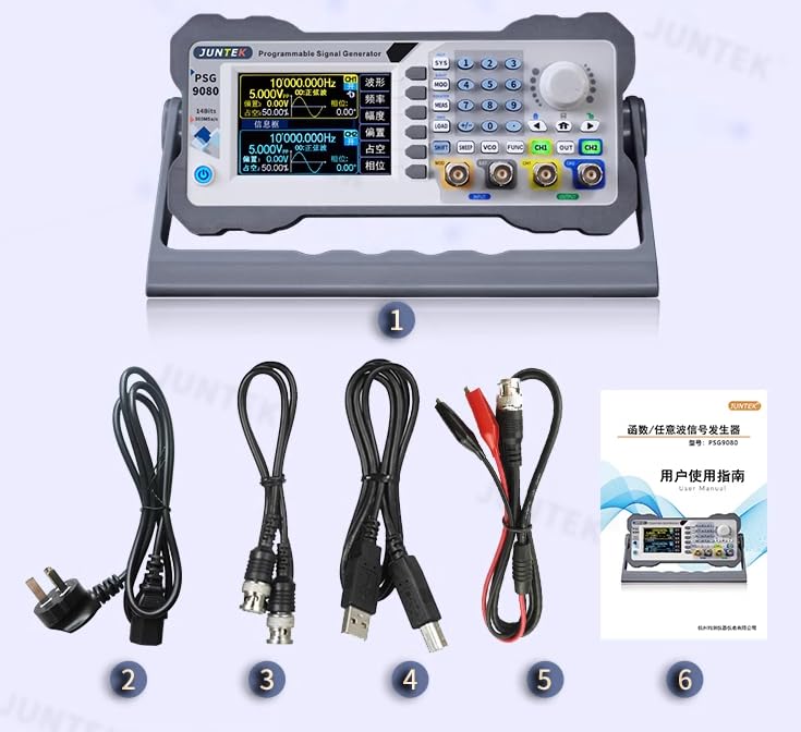 PSG9080 80M Programmable DDS Arbitrary Wave Frequency Meter Function Generator 80MHz