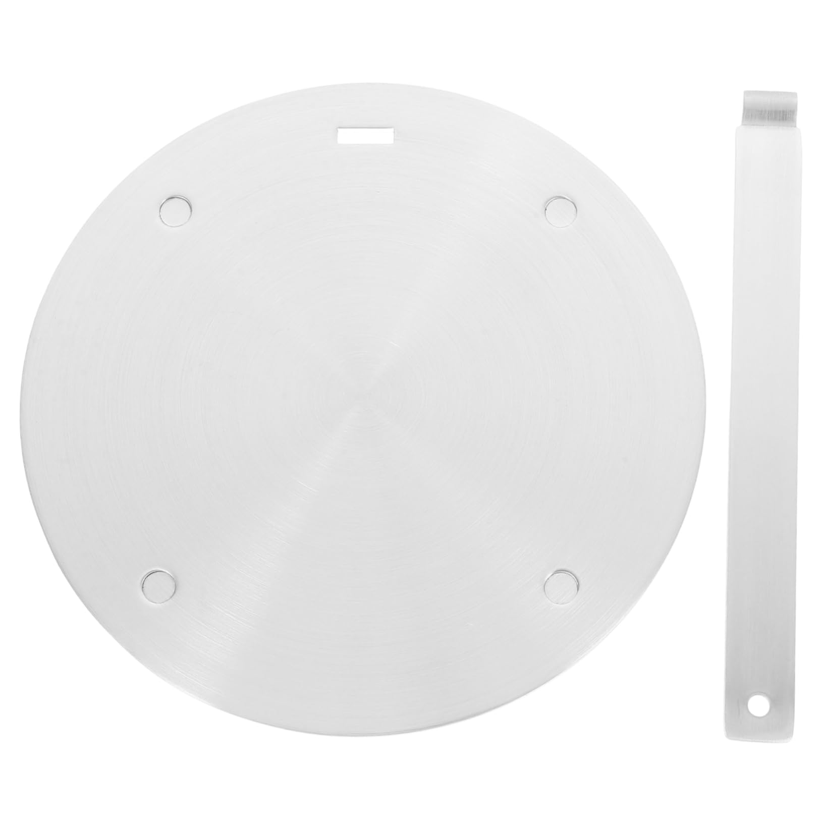 Placa Difusora de Calor de Acero Inoxidable, Adaptador de Cocina de Inducción Redondo Mango, para Estufa de Gas y Ollas