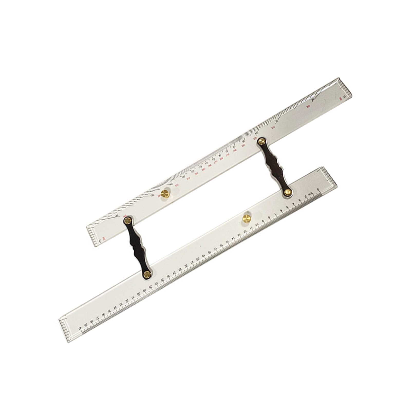 Professional Parallel Ruler for Marine Navigation 450mm / 17.72Inch Architect Drafting Ruler with Clearly Scale Marine Azimuth Measurement Tool