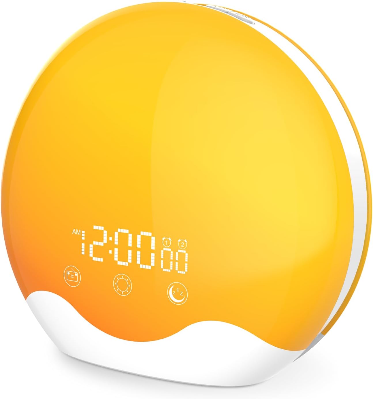 Laliled Sunrise Alarm Clock Wake Up Light Touch Screen,DoubleSided