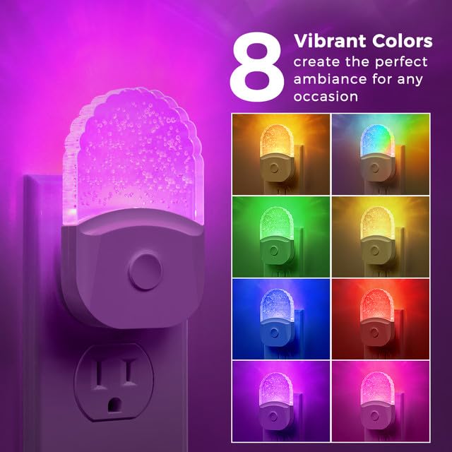 Image of Color Changing Night Light - Auto On /Off & Energy Efficient