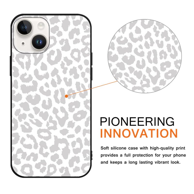 Custodia Qokey Per IPhone 14/13 Fiori Da Giardino – Morbida TPU Antiurto, Leggera E Anti-ingiallimento, 6,1 Pollici
