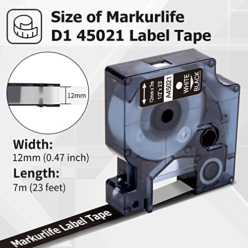 Nastro per Etichette Markurlife Compatibile DYMO