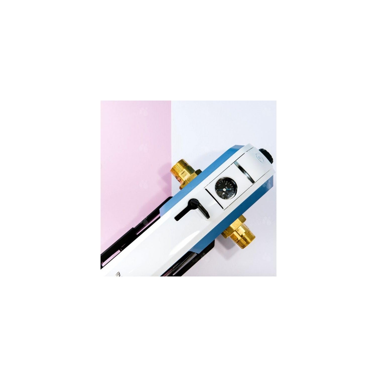 BWT Einhebel-Filter E1 HWS mit Druckminderer, 3/4", weiß-blau, 40384