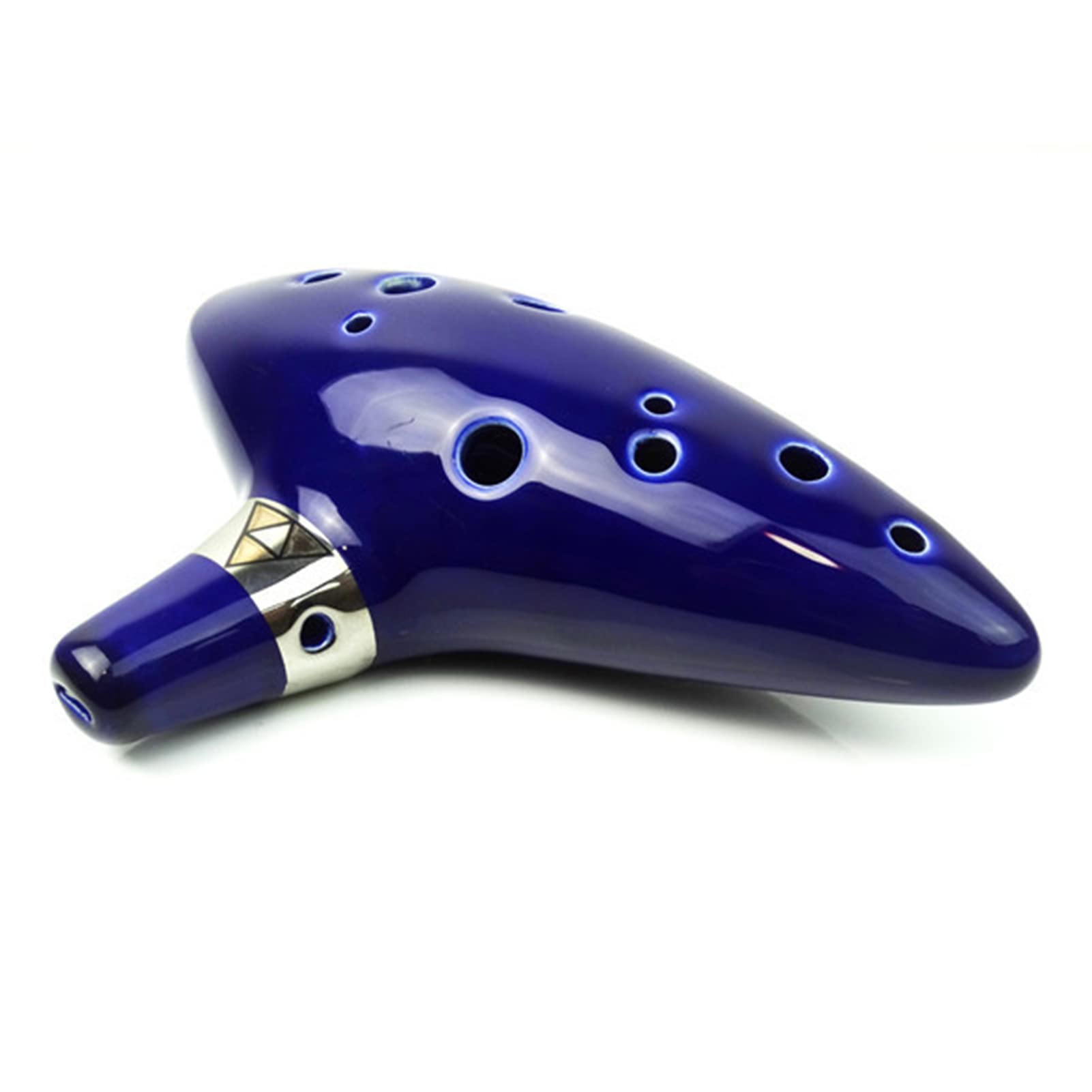 Ocarina, 12 Holes Alto C Porcelain with Holder Ocarina, Ocarinas Box Lanyard Mini Wind Instrument for Beginners Flute and Fans