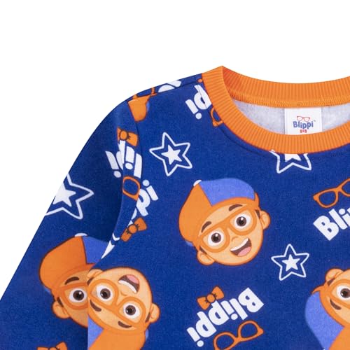 Image of Blippi Boys Crewneck Sweater and Pants 2 Piece Set for Toddler and Big Kids