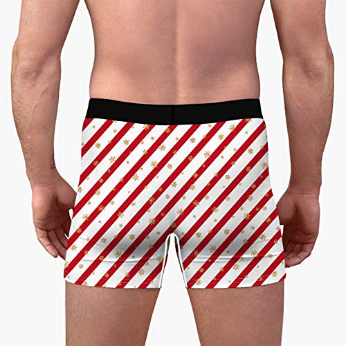 Abafip Men'S Funny 3D Print Christmas Boxers Briefs Holiday Shorts Novelty Underpants Halloween Xmas Gag Gift Summer Underwear Yellow Medium thumb #4