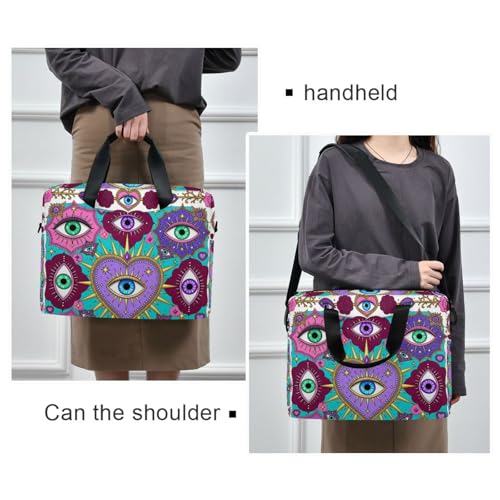 Funda portátil para laptop 15.6 pulgadas con asa y correa miniatura 2