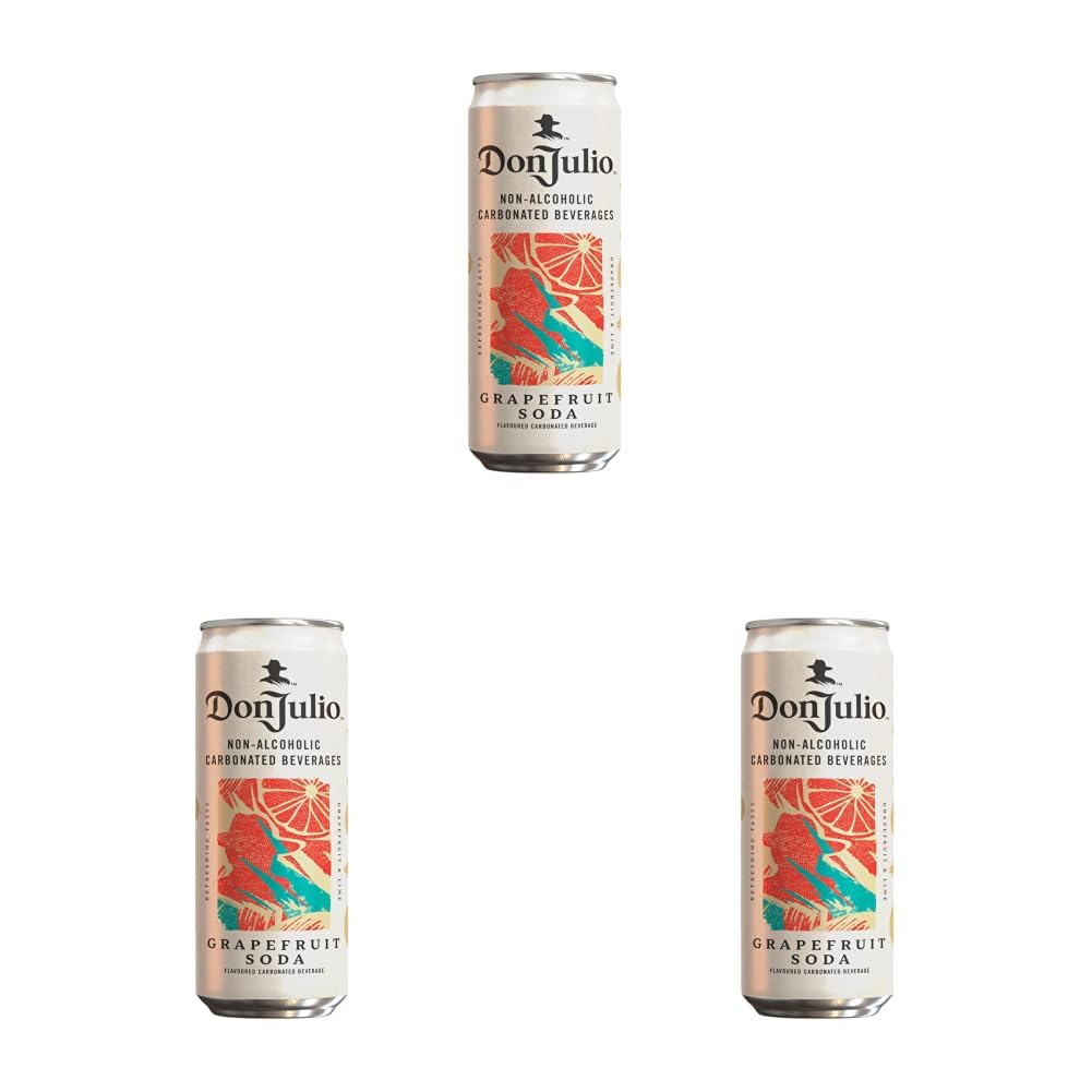 Don Julio Grapefruit Soda (Pack of 24 X 250 ML) – Tangy Citrus Flavoured Carbonated Soda | Refreshing Flavoured Fizzy Drink-image-10