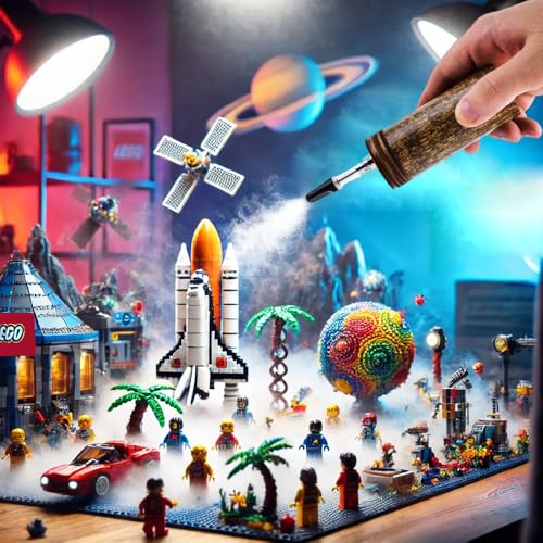 Máquina de humo portátil con diseño de calavera, control remoto inalámbrico, alimentada por batería para filmación, cosplay, Halloween y pruebas de flujo de aire (marrón) miniatura 6