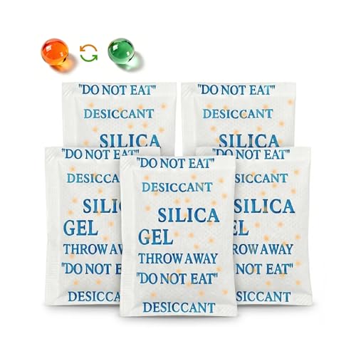 GamPark 5g Reusable Silica Gel Packets (50-Pack)