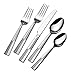 Pfaltzgraff Basics Arabesque Frost 20-Piece Stainless Steel Flatware Set, Service for 4