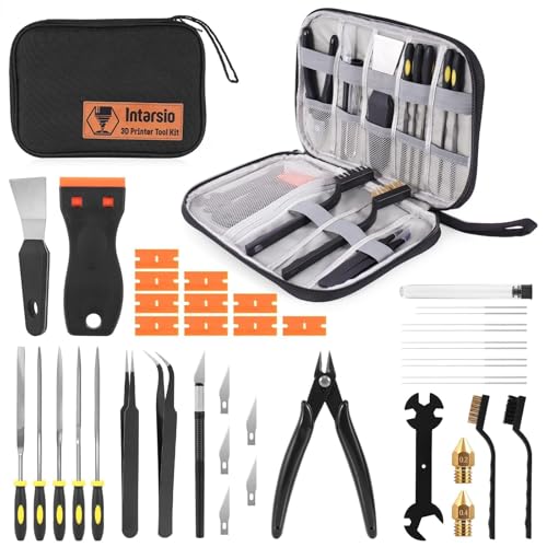 3D Printer Tools Kit, 34pcs 3D Printer Accessories for All FDM/SLA Printers Includes Nozzle Cleaning...