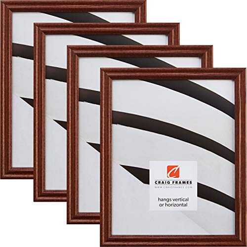 Craig Frames 200ASH216 8.5 x 11�C���` �t�H�g�t���[�� �_�[�N�u���E�� 4�Z�b�g