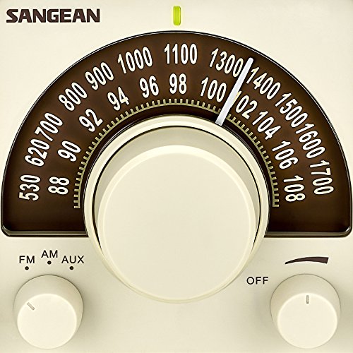 Sangean Wr-15Wl Am/Fm Table Top Wooden Radio, Walnut #TOP5